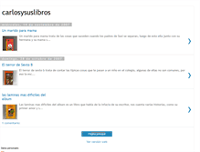 Tablet Screenshot of loslibrosdecarlos.blogspot.com