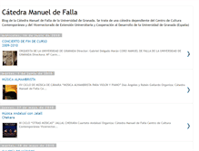 Tablet Screenshot of catedramanueldefalla.blogspot.com