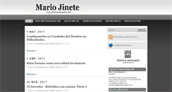 Desktop Screenshot of mariojinete.blogspot.com