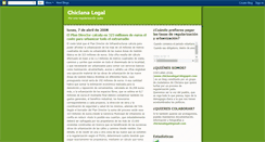 Desktop Screenshot of chiclanalegal.blogspot.com