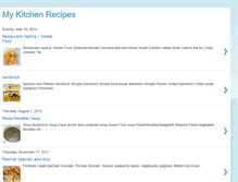 Tablet Screenshot of mykitchensaromarecipes.blogspot.com