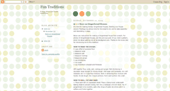 Desktop Screenshot of funtraditions.blogspot.com