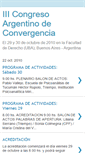 Mobile Screenshot of 3congresoargentinoconvergencia.blogspot.com