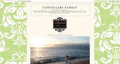 Desktop Screenshot of cancellerifamily.blogspot.com