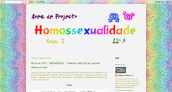 Desktop Screenshot of ap-homossexualidade.blogspot.com