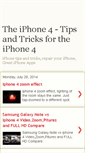 Mobile Screenshot of iphone4tipsandtricksiphone4.blogspot.com