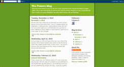 Desktop Screenshot of mrspowersjournals.blogspot.com