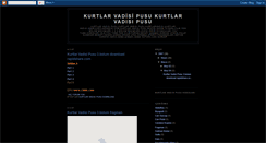 Desktop Screenshot of kurtlarvadisipusu-tv.blogspot.com