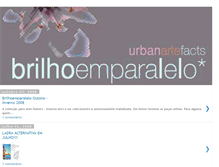 Tablet Screenshot of brilhoemparalelo.blogspot.com