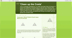 Desktop Screenshot of cleanupthecosta.blogspot.com