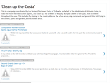 Tablet Screenshot of cleanupthecosta.blogspot.com