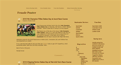 Desktop Screenshot of femalepunter.blogspot.com