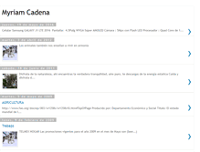 Tablet Screenshot of mycadena.blogspot.com