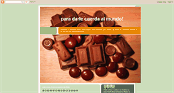 Desktop Screenshot of diegoysuschocolates.blogspot.com