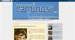 Desktop Screenshot of caminosabiertos2011.blogspot.com