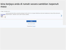 Tablet Screenshot of kerjadatadrumah.blogspot.com