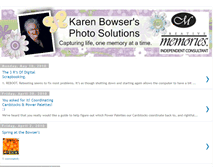Tablet Screenshot of karenbowsersphotosolutions.blogspot.com