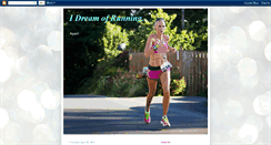 Desktop Screenshot of mydream2run.blogspot.com