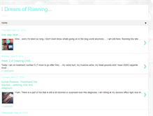 Tablet Screenshot of mydream2run.blogspot.com