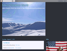 Tablet Screenshot of mikesweatherworld.blogspot.com