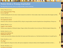 Tablet Screenshot of notesfromayoungjournalist.blogspot.com