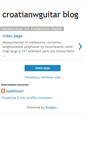 Mobile Screenshot of croatianwguitar.blogspot.com