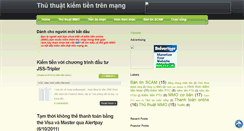 Desktop Screenshot of kiemtienonline4a.blogspot.com