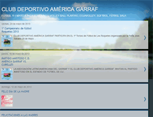 Tablet Screenshot of clubdeportivoamericagarraf.blogspot.com