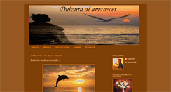 Desktop Screenshot of dulzuraalamanecer.blogspot.com