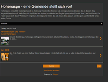 Tablet Screenshot of hohenaspe.blogspot.com