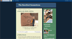 Desktop Screenshot of barefootseamstress.blogspot.com