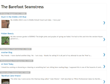 Tablet Screenshot of barefootseamstress.blogspot.com