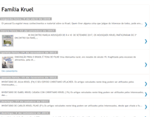 Tablet Screenshot of familia-kruel.blogspot.com