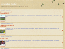 Tablet Screenshot of lavenderbasket.blogspot.com