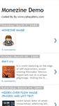 Mobile Screenshot of monezine-demo.blogspot.com