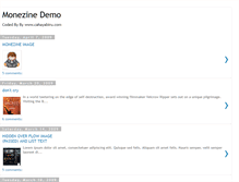 Tablet Screenshot of monezine-demo.blogspot.com