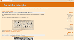 Desktop Screenshot of minhacoleccao.blogspot.com