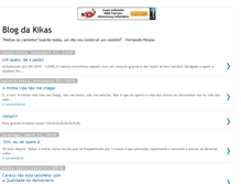 Tablet Screenshot of blogdakikas.blogspot.com