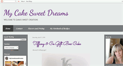 Desktop Screenshot of cakesbyzana.blogspot.com