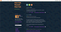 Desktop Screenshot of harriet-sweet-harriet.blogspot.com