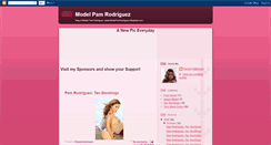 Desktop Screenshot of modelpamrodriguez.blogspot.com