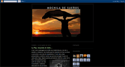 Desktop Screenshot of mochiladesuenyos.blogspot.com