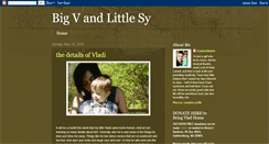Desktop Screenshot of bigvandlittlesy.blogspot.com