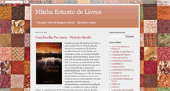 Desktop Screenshot of minhaestante-de-livros.blogspot.com