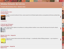 Tablet Screenshot of minhaestante-de-livros.blogspot.com