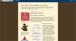 Desktop Screenshot of cefww1soldierhpetty.blogspot.com