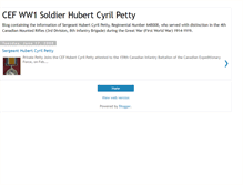 Tablet Screenshot of cefww1soldierhpetty.blogspot.com