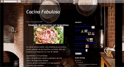 Desktop Screenshot of cocinafabulosa.blogspot.com