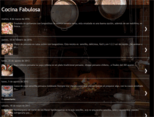 Tablet Screenshot of cocinafabulosa.blogspot.com