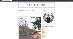 Desktop Screenshot of bee-rapture.blogspot.com